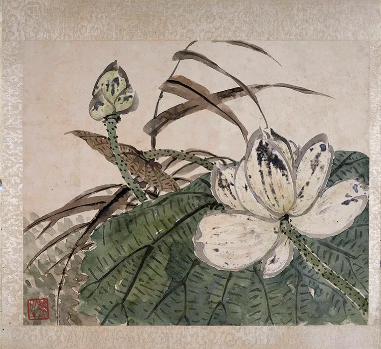 吴让之花卉画册页_04