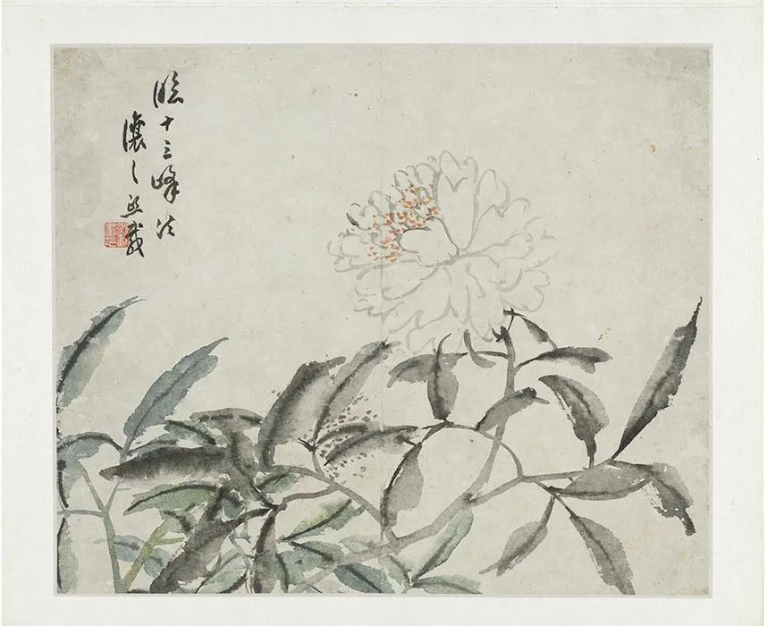 吴熙载(吴让之)花卉册_03