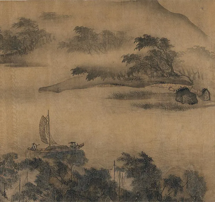 传南宋马远《溪山无尽图卷》全卷_06