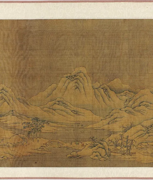 传北宋燕文贵摹唐王右丞江干雪霁图卷_06