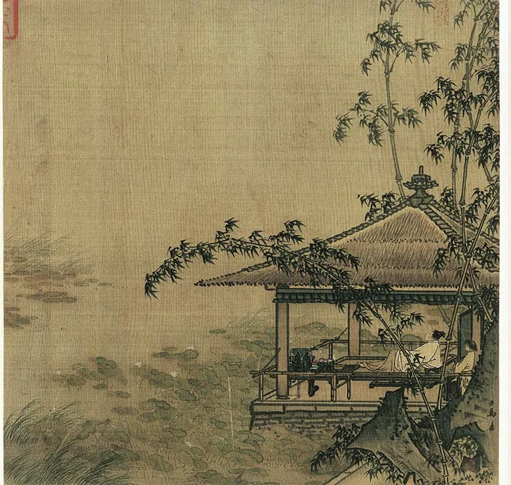 南宋马远《宋帝命题册》又名《御题马远画册》_16