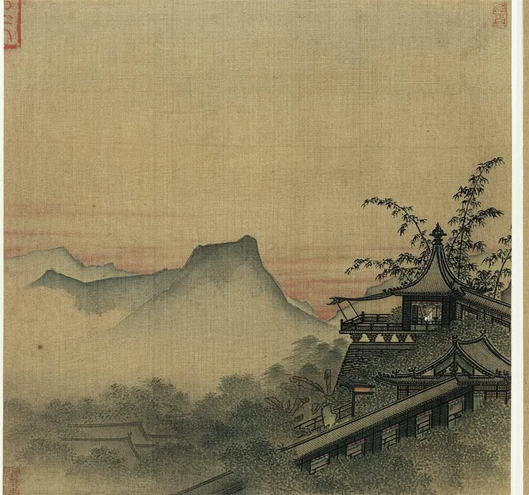 南宋马远《宋帝命题册》又名《御题马远画册》_08