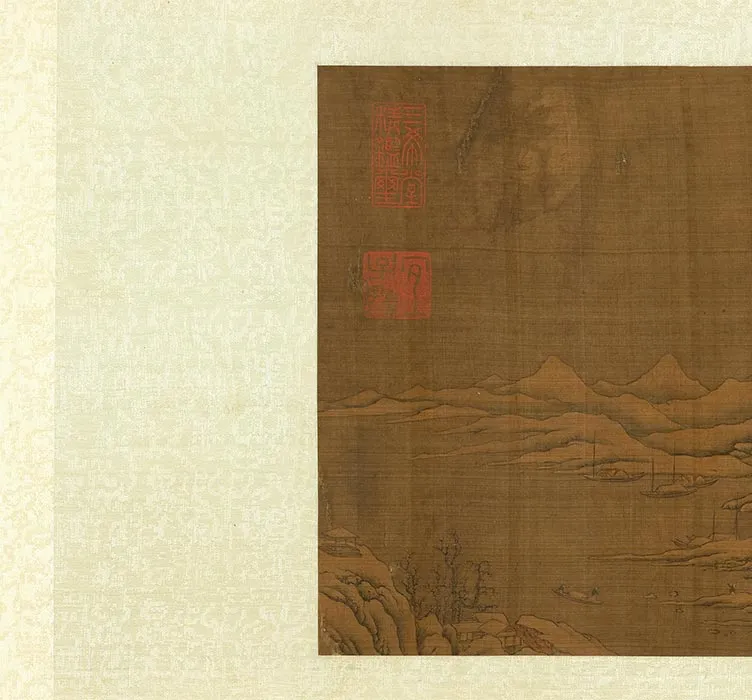 宋燕文贵画江山雪霁图卷_05