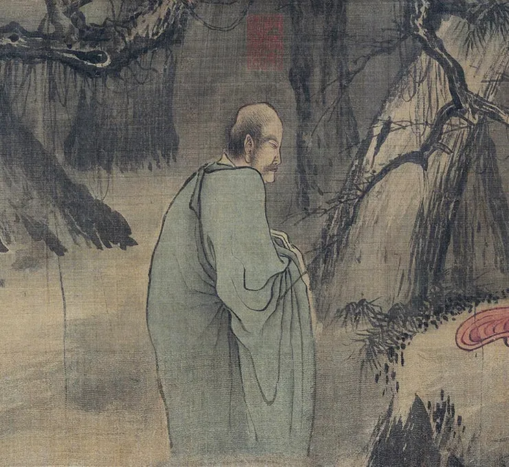 梁楷《八高僧图》卷_24