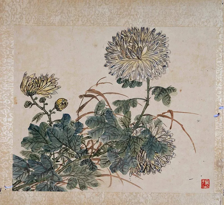 吴让之花卉画册页_10