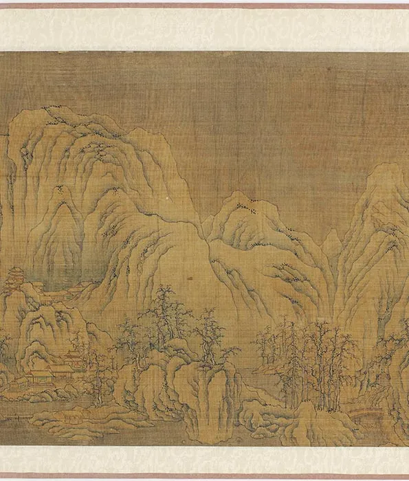 传北宋燕文贵摹唐王右丞江干雪霁图卷_08