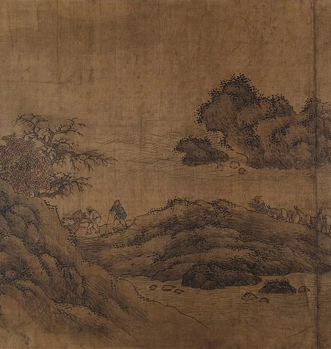 明佚名(旧传燕文贵)溪山行旅图卷_05
