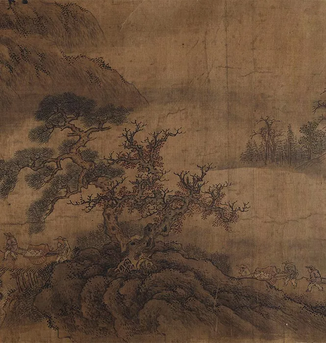 明佚名(旧传燕文贵)溪山行旅图卷_14