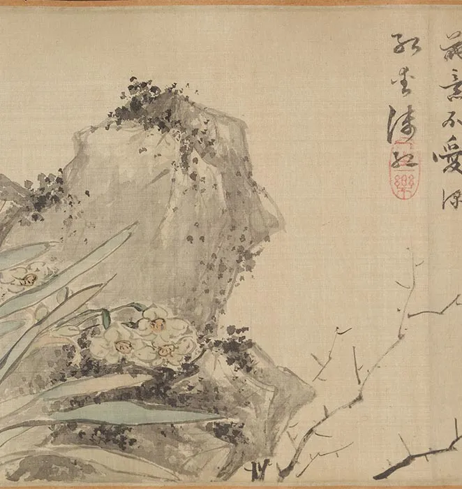 王穀祥四季花卉图卷_08