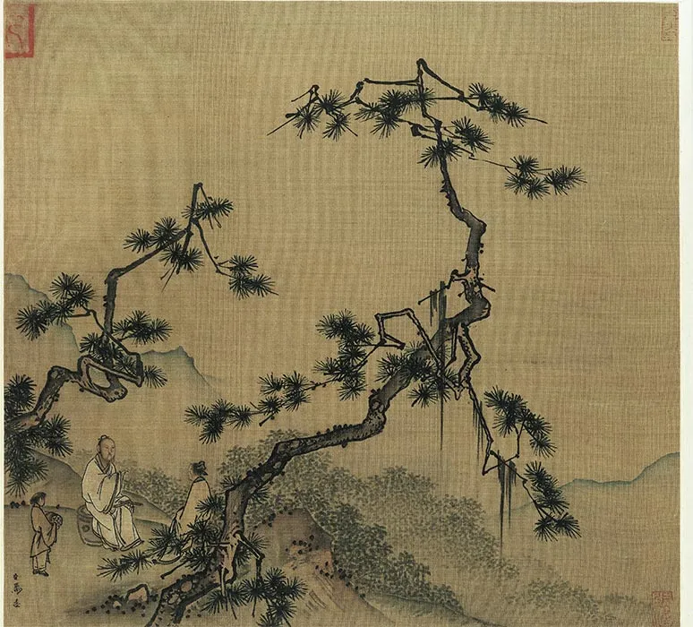 南宋马远《宋帝命题册》又名《御题马远画册》_12