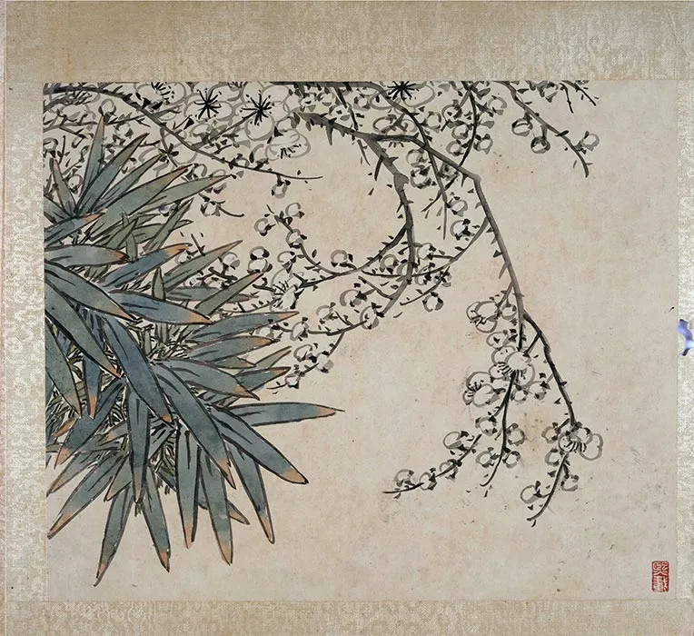 吴让之花卉画册页_06