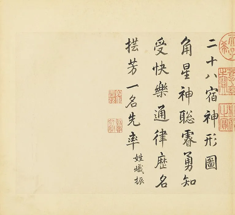 清丁观鹏五星二十八宿册_28