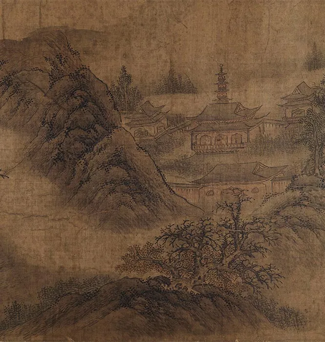 明佚名(旧传燕文贵)溪山行旅图卷_17