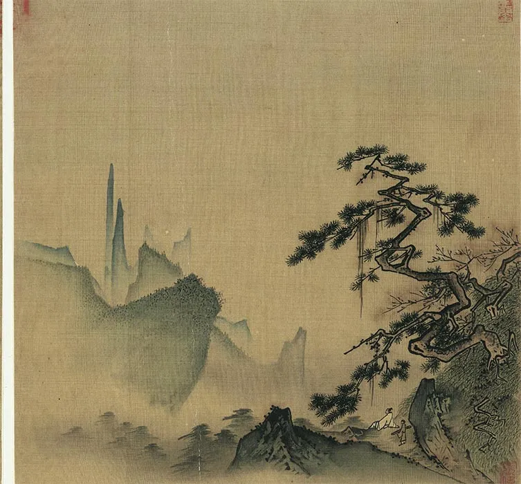南宋马远《宋帝命题册》又名《御题马远画册》_20