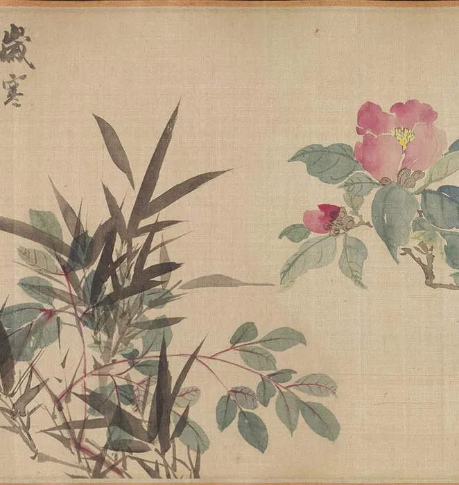 王穀祥四季花卉图卷_06