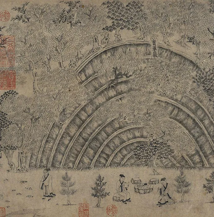 传宋李公麟山庄图卷_07