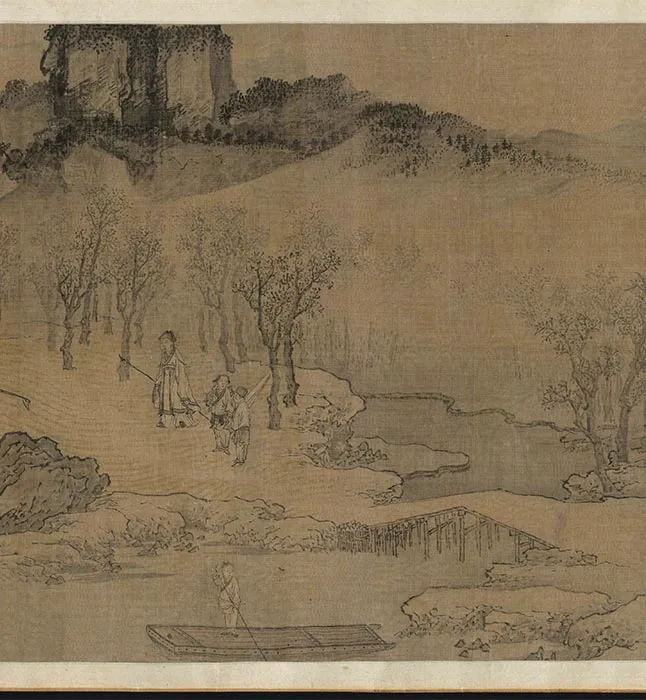 山水人物画《归去来兮图卷》_09