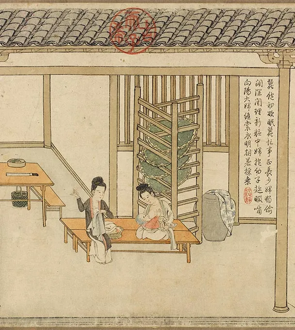 程棨摹楼璹《蚕织图》卷-B_18