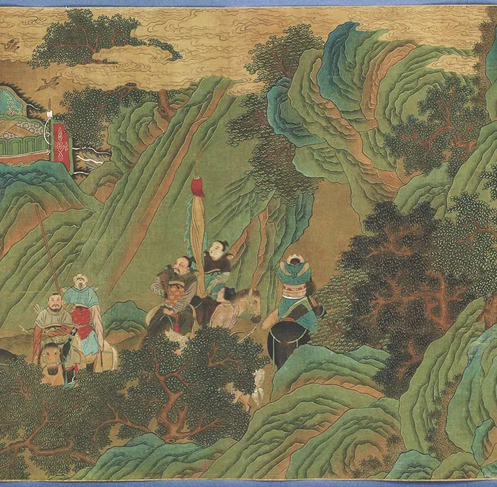 传刘松年渭水飞熊图卷_11
