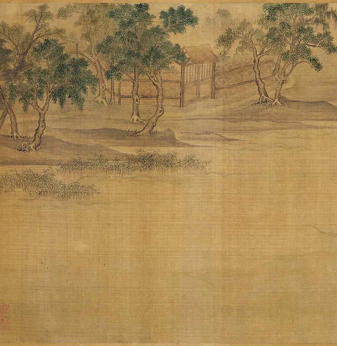 传宋刘松年江乡清夏图卷_07