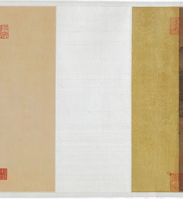 溪山独钓图山水画卷_09