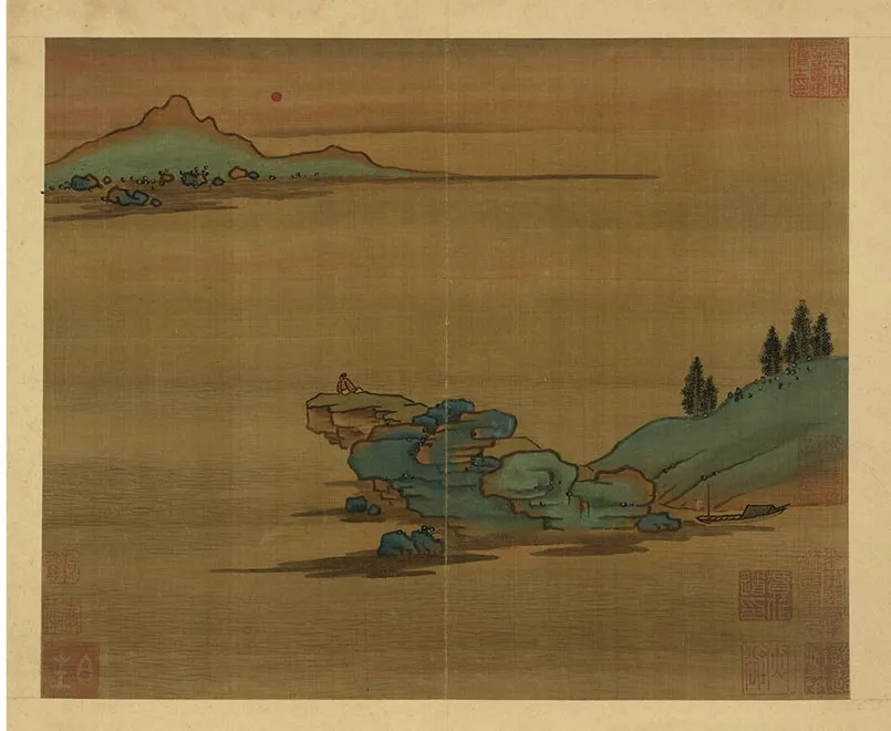 04-南朝梁张僧繇画谢灵运诗意（二）