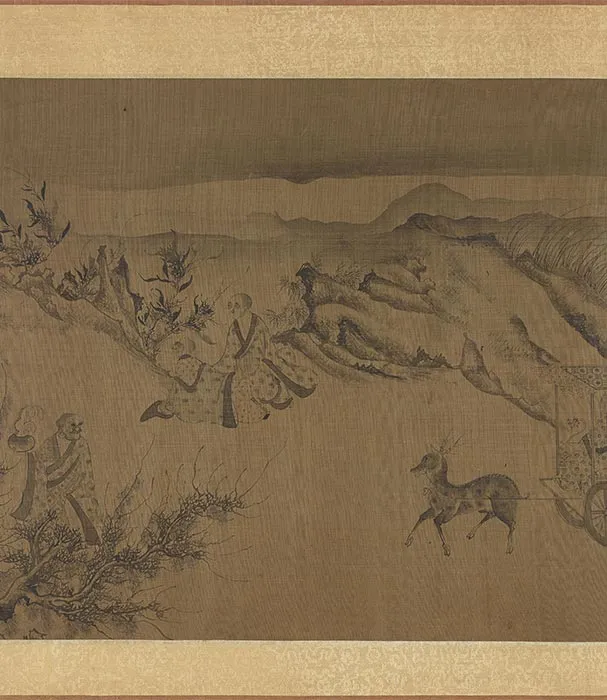 传李公麟《山水罗汉观音图》卷_12