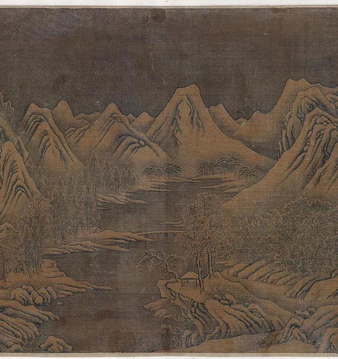 传燕文贵冬雪山水图卷_09