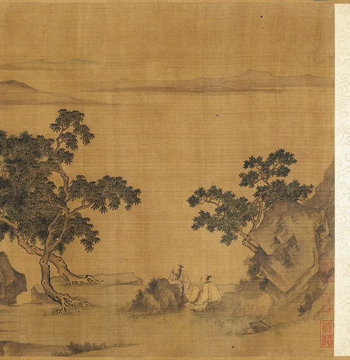 传宋刘松年江乡清夏图卷_22