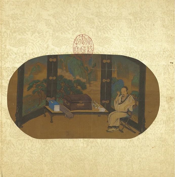 宋刘松年山水人物小品册_14