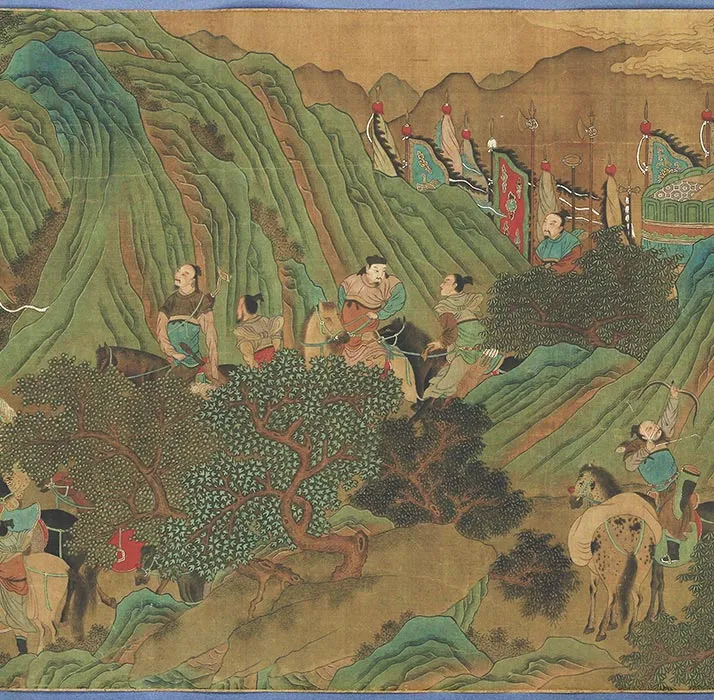 传刘松年渭水飞熊图卷_10
