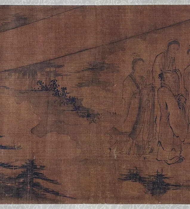 传刘松年《万仙朝真图》卷_05