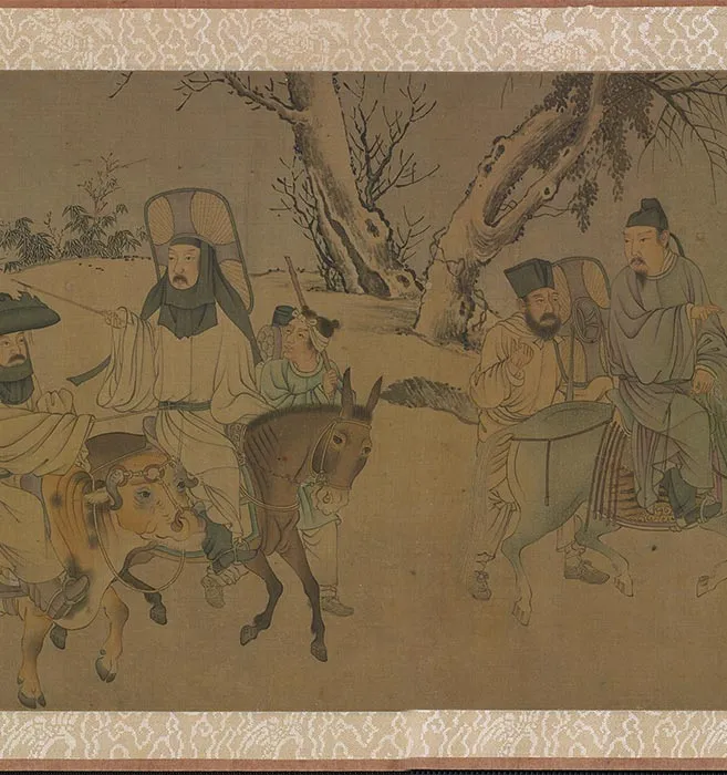 传李唐《七贤过关图》_10