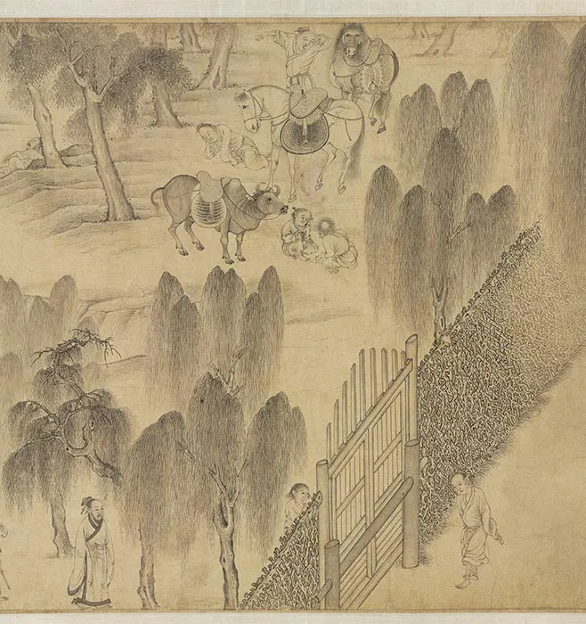 传宋李公麟画归去来辞图卷_17