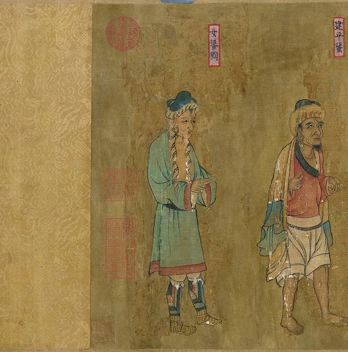 传唐阎立本王会图卷_04