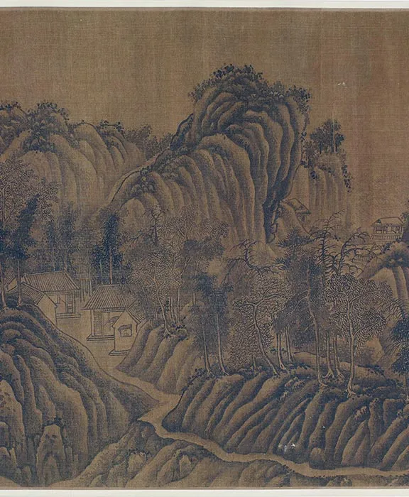 传燕文贵山水《大江图》卷_05