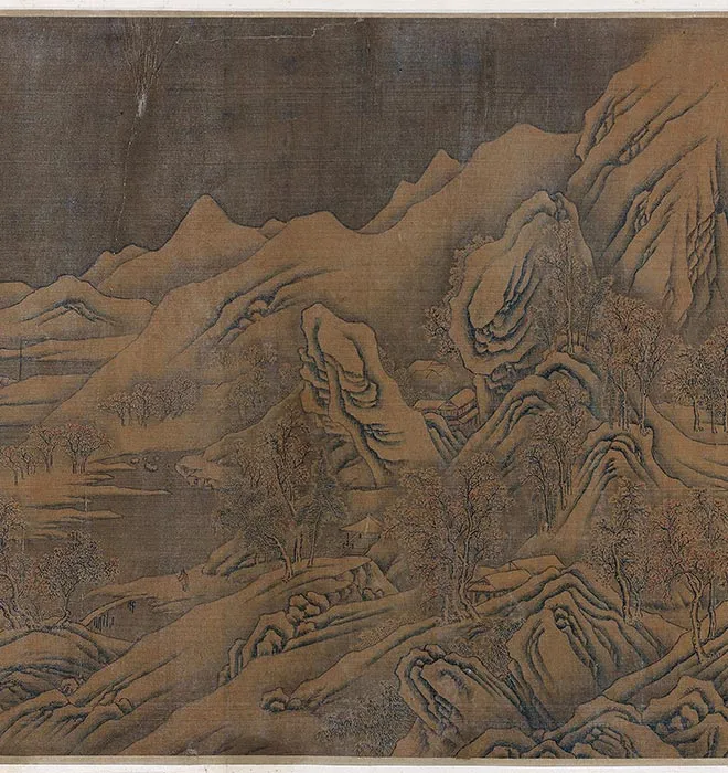 传燕文贵冬雪山水图卷_04