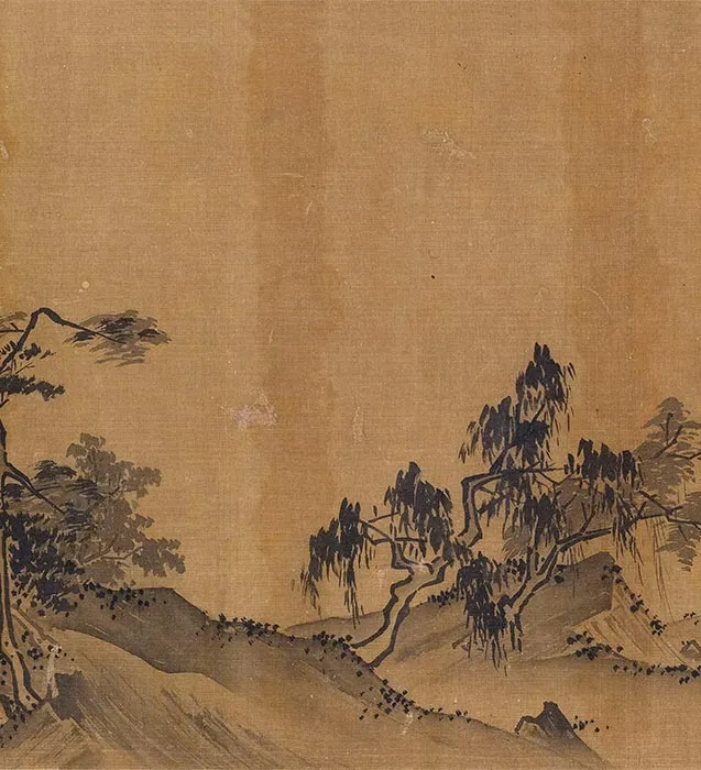 传南宋夏圭水墨山水十二景卷_18