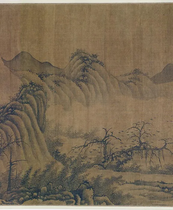 传燕文贵山水《大江图》卷_17