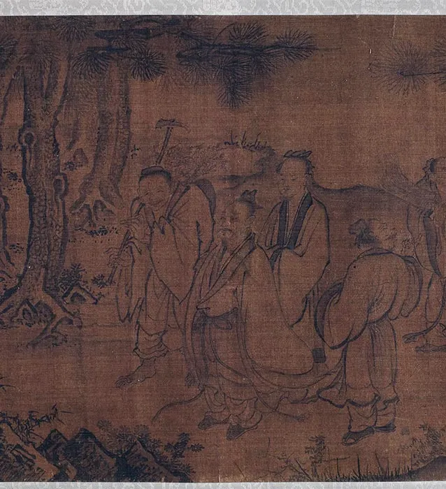传刘松年《万仙朝真图》卷_25