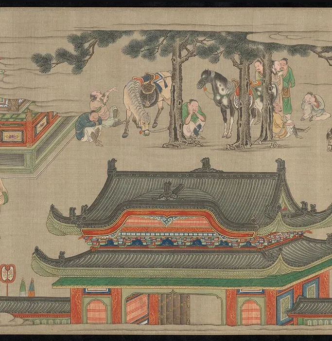 狩野山雪《长恨歌图》上卷_19