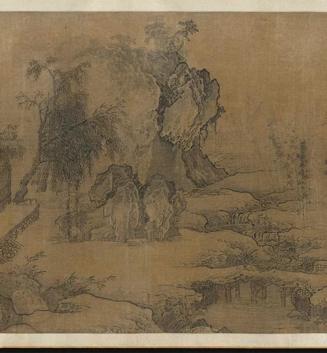 山水人物画《归去来兮图卷》_18