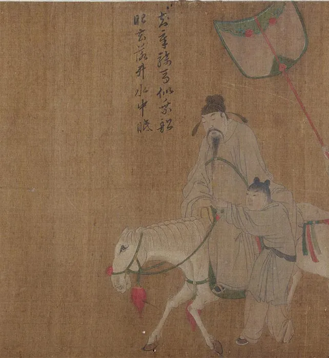 杜甫饮中八仙歌诗画图局部_10
