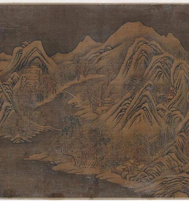 传燕文贵冬雪山水图卷_08