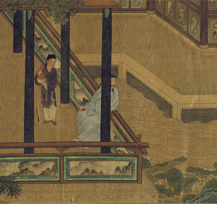 传刘松年十八学士图卷_20