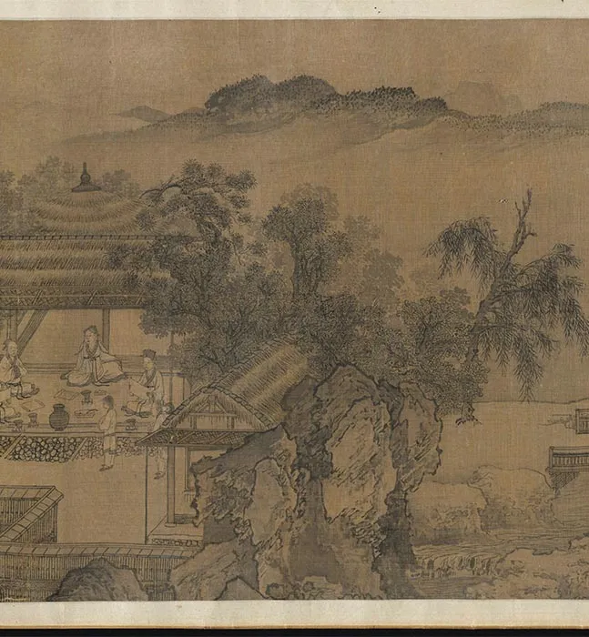 山水人物画《归去来兮图卷》_14