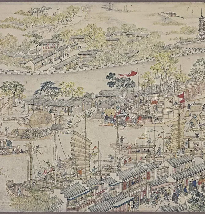 清徐扬姑苏繁华图卷_17
