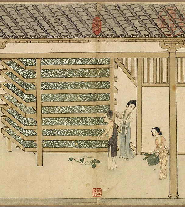 程棨摹楼璹《蚕织图》卷-B_09