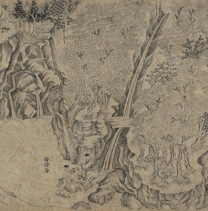 传宋李公麟山庄图卷_14