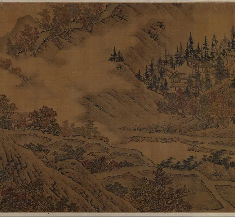 传范宽《烟岚秋晓图》卷_08